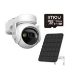 KIT Camera exterior IMOU Cell PT 4G + Panou Solar 4W + Card 128 GB KitImou4G128