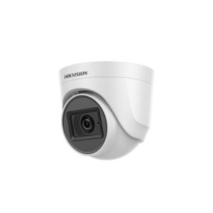 Camera supraveghere Hikvision Turbo HD dome DS-2CE76D0T-ITPFS(2.8mm), analog, 2MP, Audio over coaxial cable, microfon audio incorporat, lentila 2.8mm, IR 20metri, carcasa plastic, alimentare 12VDC