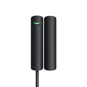 Contact Magnetic cu fir Ajax DoorProtect Fibră Negru