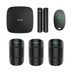 Kit AJAX Negru - 4 zone