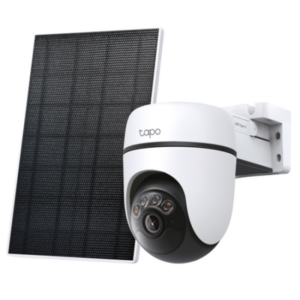 Cameră Supraveghere Exterior Wireless TP-Link Tapo C630 KIT, 3K 5MP, Panou Solar Inclus, PT 360°, Smart Tracking