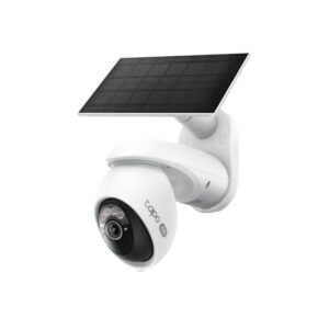 Cameră supraveghere exterior wireless PT cu iluminare duală și panou solar TP-Link Tapo Starlight C660 KIT, 8 MP, 4 mm, IR/lumina caldă 12 m