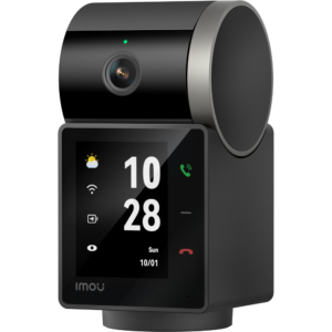 Cameră Supraveghere Wireless IMOU Rex VT Pro, 5MP, Pan/Tilt 360°, Smart Detection, Interfon, Ecran 2.4", Acumulator, Audio 2-way, WiFi