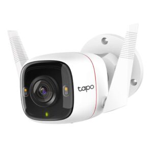 Camera de supraveghere exterior TP-Link Tapo C320WS, 4MP, IR, 3.2mm, Detectie inteligenta, microfon, difuzor, slot card