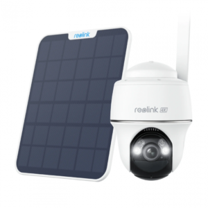 Cameră supraveghere rotativă Reolink Go PT Ultra G440 4G LTE PT cu panou solar Reolink , 8 MP, IR/lumina alba 10 m, PIR 10 m, acumulator 6000 mAh, microfon si difuzor, slot card
