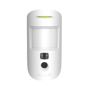 Detector Wireless PIR de interior cu verificare foto la alarmă Ajax MotionCam PhOD Alb