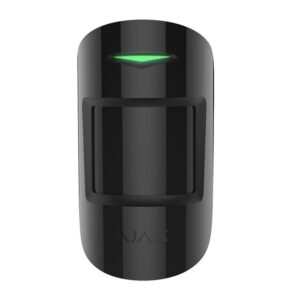 Detector Wireless PIR și Geam Spart Ajax CombiProtect Negru