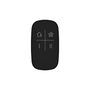 Telecomanda 4 butoane pentru AX PRO 868Mhz, Neagra - HIKVISION DS-PKF1-WE-Black