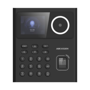 Terminal standalone control acces cu Recunoastere faciala, Amprenta, Card MIFARE si PIN, camera 2MP, ecran LCD color 2.4 inch - HIKVISION DS-K1T320MFWX