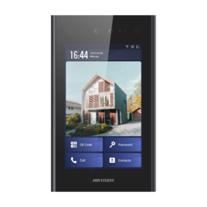 Videointerfon TCP/IP, 8' touch screen, recunoastere faciala - HIKVISION DS-KD9403-E6
