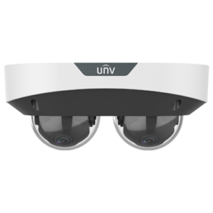 Dual Chanal - Camera IP, 2 x 4MP, lentila 2.8mm, IR 30m, Mic., Alarma, PoE, IK10 - UNV IPC3224SS-ADF28K-I1