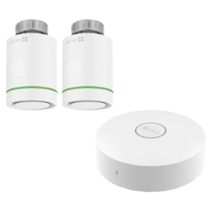 Kit Home Gateway Smart Home + 2 x Termostat inteligent, comunicare wireless ZigBee, EZVIZ CS-T55-A3-A(kit)