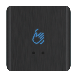 Buton de iesire Touchless ajustabil, aluminiu, negru, montaj aparent, IP66 CSB-20C30S-AL2