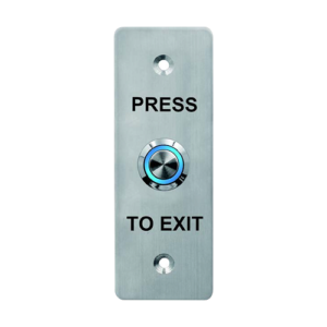 Buton de iesire, montaj ingropat, inox, LED, NO-NC-COM, 115 x 40 mm CSB-408L