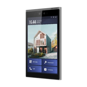 Videointerfon TCP/IP, 10.1' touch screen, 2x2MP, Wi-Fi, Recunoastere Faciala, Card, Alarma - HIKVISION DS-KD9633-WBE6