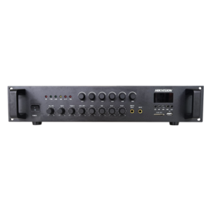 Amplificator Analog, 120W, 6 zone, 2xAUX, EMC IN, 2xMic, Bluetooth, USB, SD Card, MP3 - HIKVISION DS-QAE0A120G1-VB6