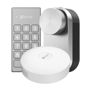 Kit incuietoare inteligenta cu hub pentru conexiune internet inclus si scenarii smart - EZVIZ CS-DL01/DL01CP/A3