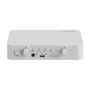 Amplificator IP 1 zona, 40W, Alarma, USB, Bluetooth - HIKVISION DS-QAE1A40G1-VB