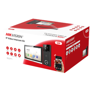 Kit videointerfon IP, 4MP, IR 3m, Wi-Fi 6, 2.4Ghz, PoE, IP65 - HIKVISION DS-KIS610-P