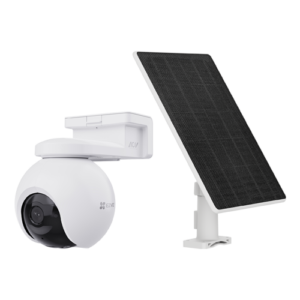 Camera IP PT + panou solar 8W, Wi-Fi6 & 4G, 4K, Baterie 10.400 mAh, Audio, IR 15M, Color 24/7 - EZVIZ CS-EB8/SP(4K,W4GA)