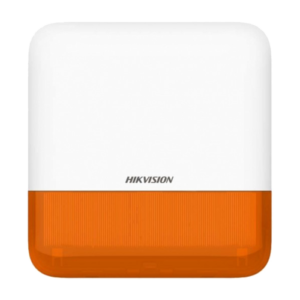 Sirena wireless AX PRO de exterior cu flash, led Portocaliu, 868Mhz - HIKVISION DS-PS1-E-WE-O