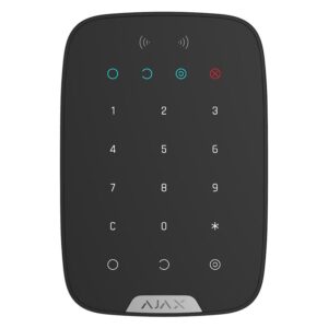 Tastatură Wireless cu cititor carduri Ajax Keypad Plus Neagră