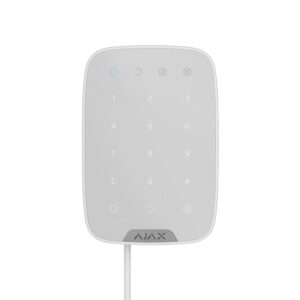 Tastatură cu fir Ajax Keypad Fibră Albă
