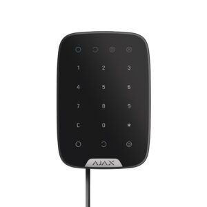 Tastatură cu fir Ajax Keypad Fibră Neagră