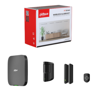 Kit alarma WiFi, Dual SIM 4G, 150 dispozitive, PIR, CM, telecomanda - Dahua ART-ARC3800H-03-FW2(868)-B