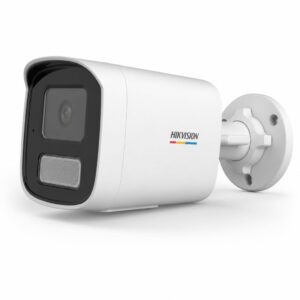 Cameră de supraveghere exterior IP Bullet 4MP ColorVu Hikvision DS-2CD1T47G2H- LIU(2.8MM), lentila fixa 2.8mm