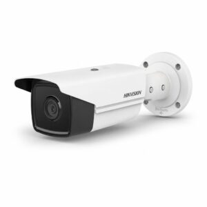 Cameră Supraveghere exterior IP Bullet Hikvision DS-2CD2T43G2-2I (2.8mm), 4MP, IR 60m, Tehnologie AcuSense, Exterior, PoE