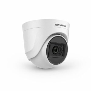 Camera supraveghere Hikvision Turbo HD dome DS-2CE76D0T-ITPFS(2.8mm), analog, 2MP, Audio over coaxial cable, microfon audio incorporat, lentila 2.8mm, IR 20metri, carcasa plastic, alimentare 12VDC