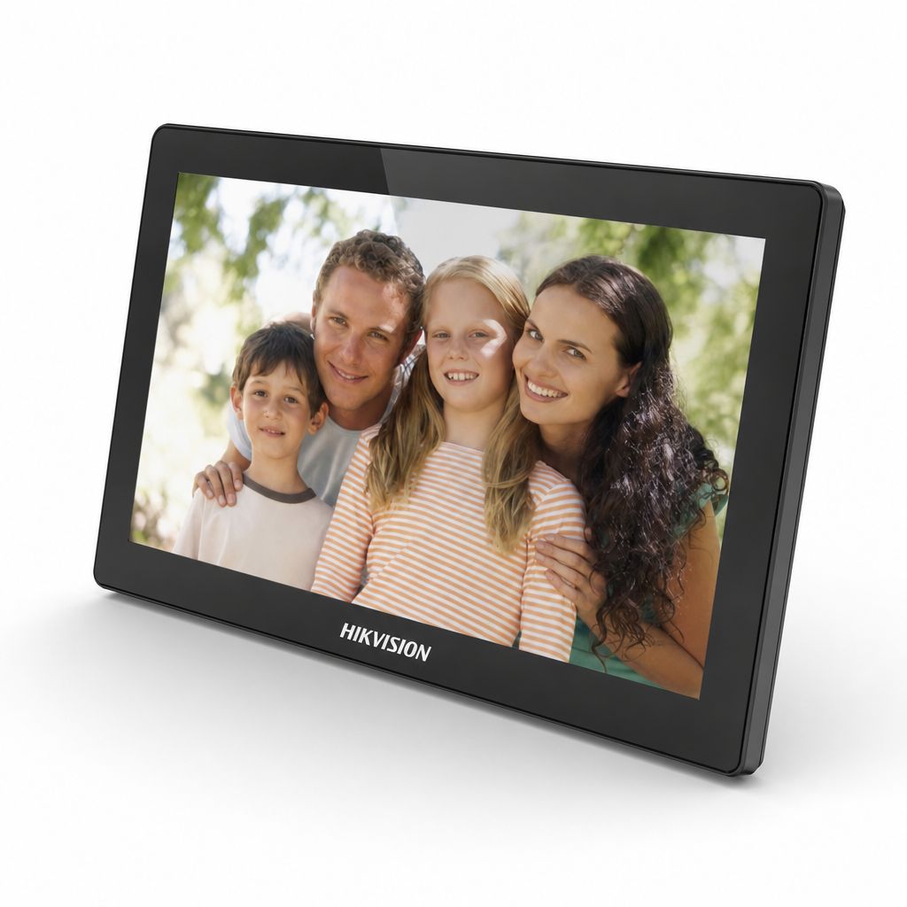 Monitor videointerfon TCP/IP Wireless, Touch Screen IPS-TFT LCD 10 inch - HIKVISION DS-KH8520-WTE1